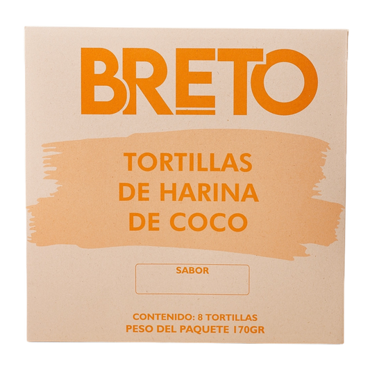 Tortillas de Harina de Coco Sabor Especias